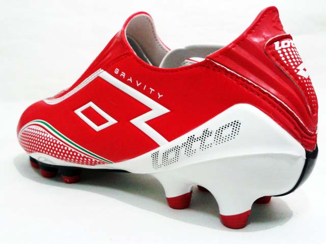 Sepatu Bola Lotto Zhero Gravity II 100 FG Red White - Gudang-Sport.com.