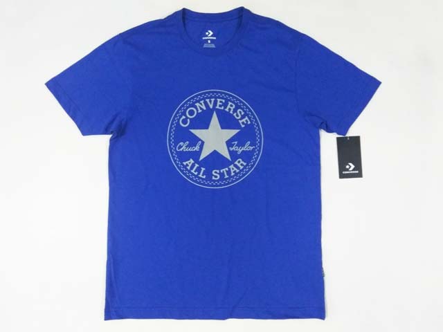  Baju Converse  Men T shirt MT501 Blue Silver Gudang Sport com